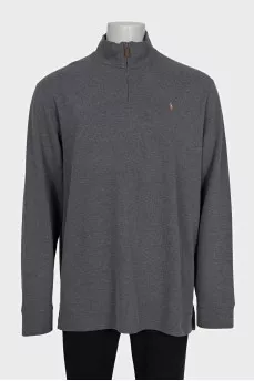 Men's zip-up jumper with tag