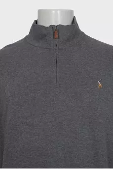 Men's zip-up jumper with tag