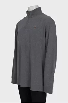 Men's zip-up jumper with tag