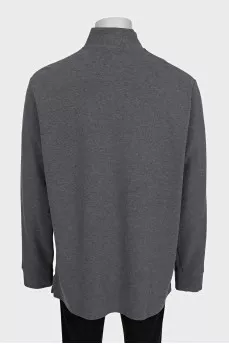Men's zip-up jumper with tag