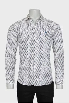Men's fitted shirt with tag