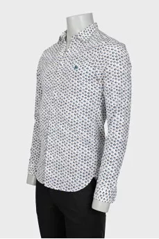 Men's fitted shirt with tag