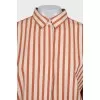 Oversized striped shirt