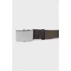 Men's belt made of textile and leather