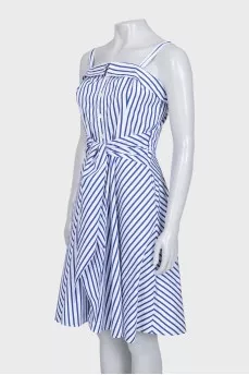 Striped fitted sundress