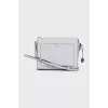 Purple crossbody with logo