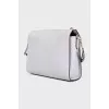 Purple crossbody with logo