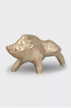 Золотистая статуэтка из хрусталя