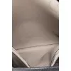 Тоут из черной кожи с декором из люверсов