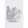 Transparent crystal figurine