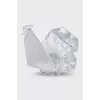 Transparent crystal figurine
