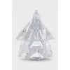 Transparent crystal figurine