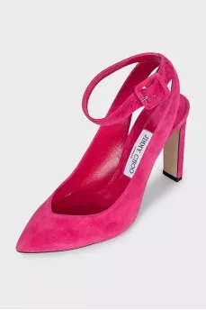 Hot pink slingbacks