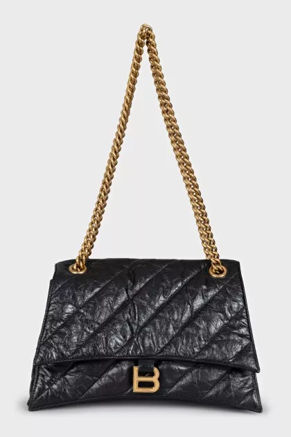 Crush leather bag