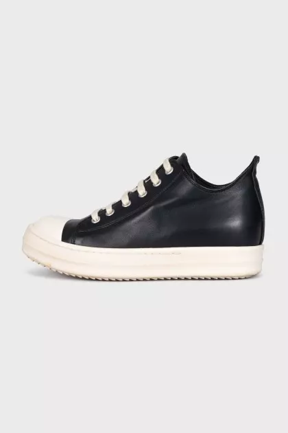 Черные высокие кеды Sneaks Low