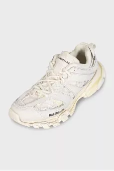 Men's white Track sneakers