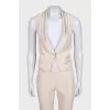 Wool suit consisting of a vest and trousers