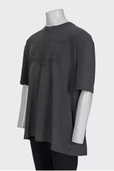 Men's oversized T-shirt with tag