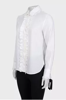Black cardigan with logo buttons