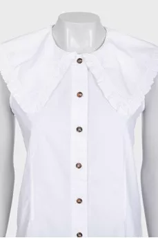 Black cardigan with logo buttons