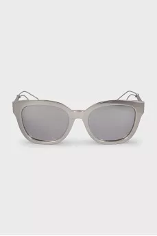 Silver sunglasses with metal frames