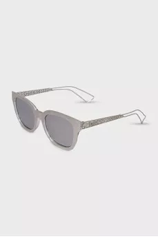 Silver sunglasses with metal frames