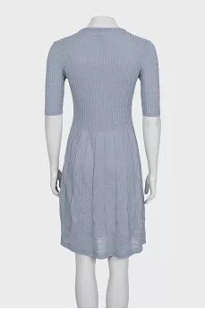 Light blue fitted dress