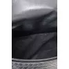 Men's leather briefcase with weaving