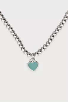 Silver necklace with pendant