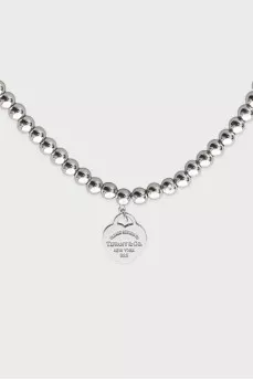 Silver necklace with pendant