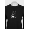 Black long sleeve with logo