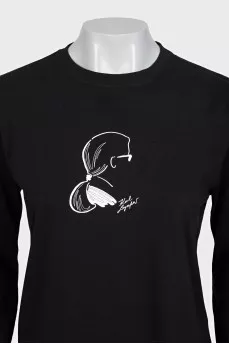 Black long sleeve with logo