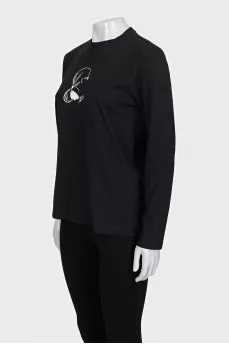 Black long sleeve with logo