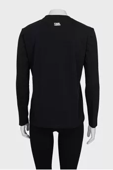 Black long sleeve with logo