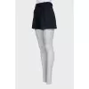 Blue high-waisted shorts