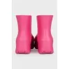 Резиновые розовые сапоги Puddle