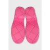 Резиновые розовые сапоги Puddle