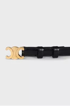 Triomphe leather belt
