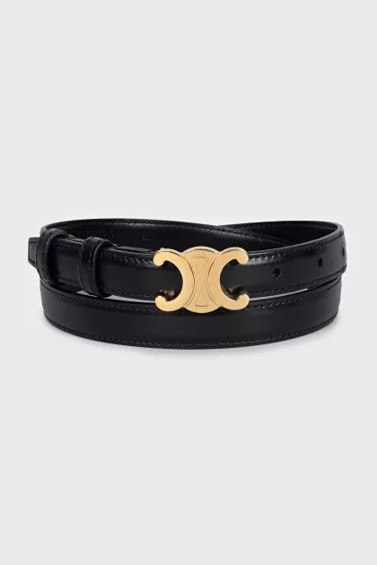 Triomphe leather belt