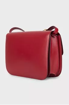 Classic Box red leather bag