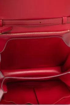Classic Box red leather bag