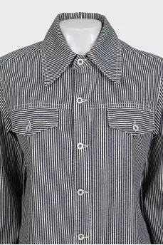 Black and white striped shirt