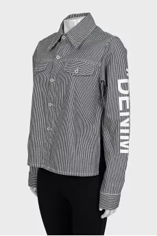 Black and white striped shirt