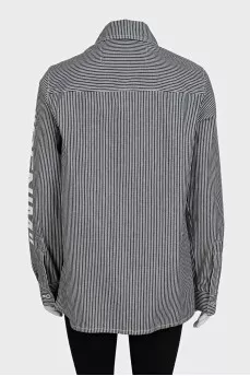 Black and white striped shirt