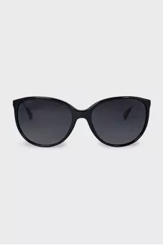 Sunglasses with crystals on the temples