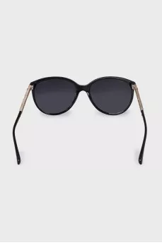 Sunglasses with crystals on the temples