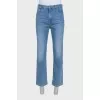 Regular fit light blue jeans with tag