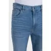 Regular fit light blue jeans with tag