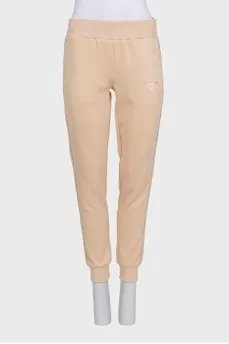 Beige fitted tracksuit