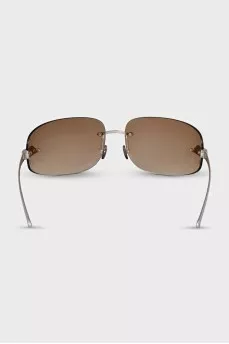 Brown oval sunglasses